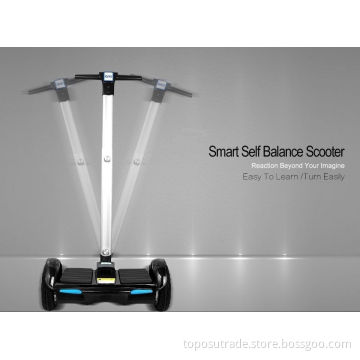 side walk scooter electric skateboard with handle Bluetooth and powerful batter